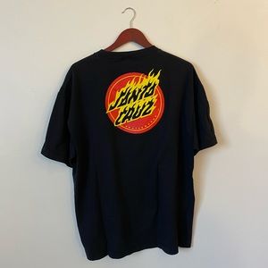 Santa Cruz XL Flames T Shirt